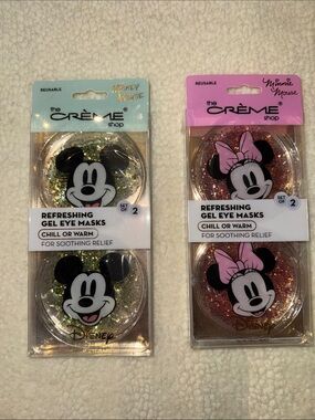 Disney Mickey & Minnie Refreshing Gel Eye Masks, His and Hers Eye Masks